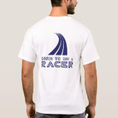 Geboren, um ein Rennfahrer zu sein T-Shirt (Rückseite)
