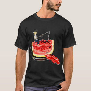 Geboren, um eine Fischfanglegende Amerika zu sein T-Shirt
