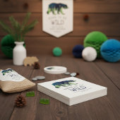 Geboren, um eine wilde Babydusche zu sein Serviette