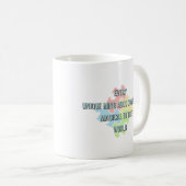 Geboren, um einzigartig zu sein – Drachen-Design – Kaffeetasse (VorderseiteRechts)