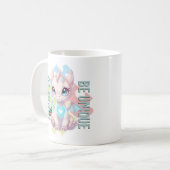 Geboren, um einzigartig zu sein – Drachen-Design – Kaffeetasse (Vorderseite Links)