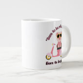 Geboren, um frei zu sein _seven Jumbo-Tasse (Vorderseite Rechts)