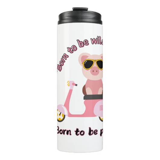 Geboren, um frei zu sein _seven thermosbecher (Vorderseite)