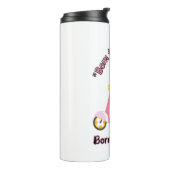 Geboren, um frei zu sein _seven thermosbecher (Nach links gedreht)