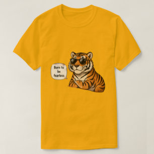 Geboren um furchtlos zu sein Inspirierend T-Shirt