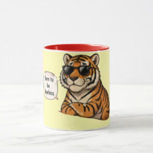 Geboren um Furchtlos zu sein Inspirierender Kaff Tasse