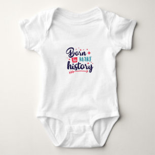 Geboren, um Geschichte Baby Jersey Bodysuit zu mac Strampler