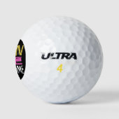 Geboren um Großartig zu sein Golfball (Logo)