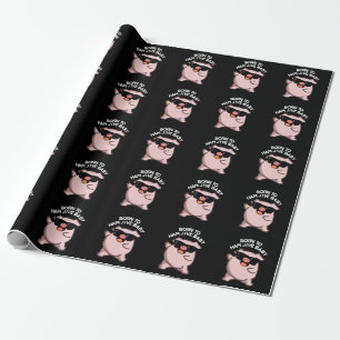 Geboren, um Ham Jive Baby zu machen, lustiger Schw Geschenkpapier