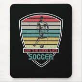 Geboren, um Legende-Player-Fußball zu sein Mousepad (Vorne)