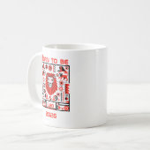 Geboren um Leo zu sein Kaffeetasse (Vorderseite Links)