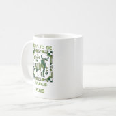 Geboren um Stier zu sein Kaffeetasse (Vorderseite Links)