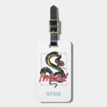 Geboren, um Tattoo Design Vintag Schlange