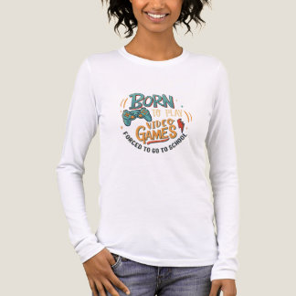 geboren um Videospiele zu spielen  Tri-Blend Shirt