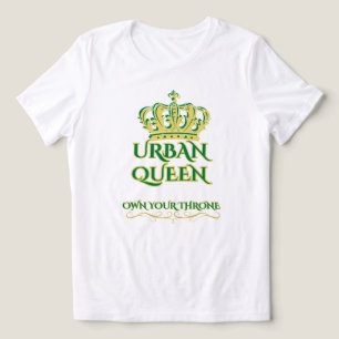 GEBOREN UM WEISSE GELBE GRÜNE GRAPHISCHE DAMENKLEI Tri-Blend SHIRT