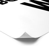 Geboren, um wild Bald Adler Motivierend Kunstwerke Poster (Ecke)