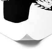 Geboren, um Wild Motocross Motorrad Sport zu sein Poster (Ecke)