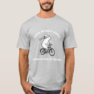 Geboren um zu bummeln Gezwungen das Tempo anzuzieh T-Shirt