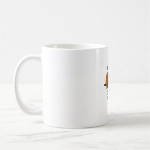 Geboren um zu bummeln, gezwungen das Tempo zu erhö Kaffeetasse