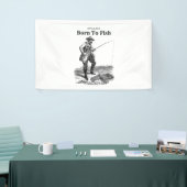 Geboren um zu fischen banner (Messeveranstaltung)