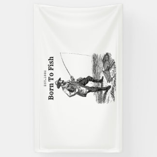 Geboren um zu fischen banner