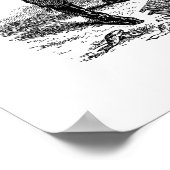 Geboren um zu fischen poster (Ecke)