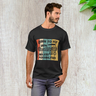 Geboren um zu fliegen T-Shirt