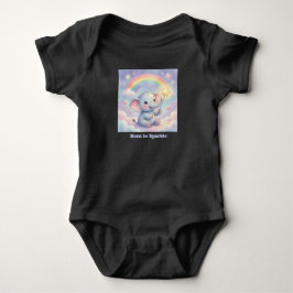 Geboren um zu funkeln baby strampler