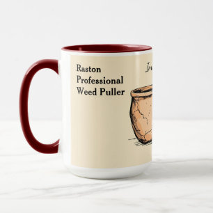 Geboren um zu gärtnern Botanische Illustration Ges Tasse