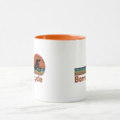 Geboren um zu Radfahren - MTB Mountainbike lustige Tasse (Zentrum)