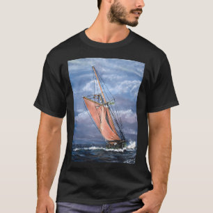 Geboren um zum Angeln zu gehen, gezwungen zur Schu T-Shirt
