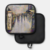 Geboren unter einem schlechten Zeichen Topflappen (Vorderseite/Rückseite)