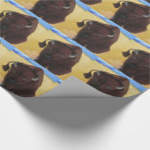 Geboren vom Donner-Bison-Büffel Geschenkpapier (Ecke)