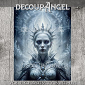 Geboren von Dunkelheit - Decoupage - Seidenpapier