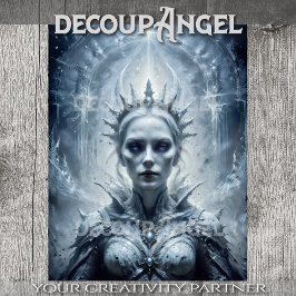 Geboren von Dunkelheit - Decoupage - Seidenpapier