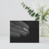 Geboren von Fingers Postkarte (Stehend Vorderseite)