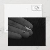 Geboren von Fingers Postkarte (Vorne/Hinten)