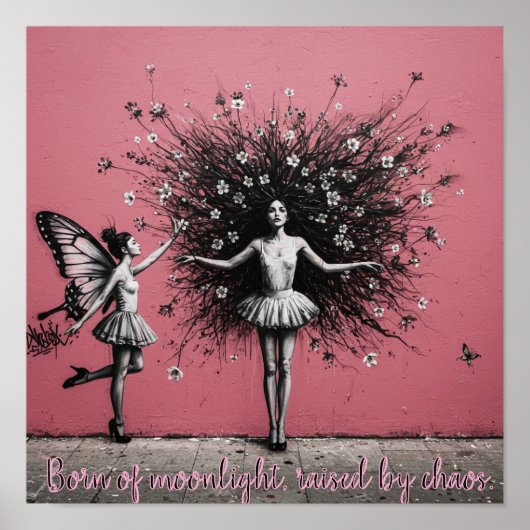 Geboren von Mondlicht, das durch Chaos ausgelöst w Poster (Vorne)