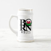 GEBOREN Wales Bierglas (Links)