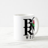 GEBOREN Wales Kaffeetasse (VorderseiteRechts)