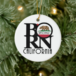 GEBOREN Watsonville Keramik Ornament