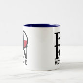 GEBOREN Wichita Falls Texas Zweifarbige Tasse (Mittel)