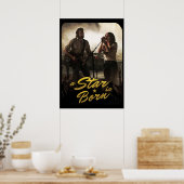 Geboren wie ein STAR Poster (Küche)