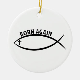 Geboren wieder keramik ornament