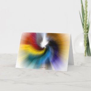 "Geboren-wieder-Regenbogen" Karte