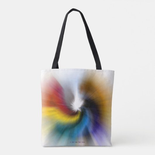 "Geboren-wieder-Regenbogen" Tasche (Rückseite)
