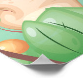 Geboren, Wild Kids Room Poster mit Name & Year zu (Ecke)