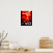 Geboren, Wild Nah-up Horse zu sein Poster (Küche)