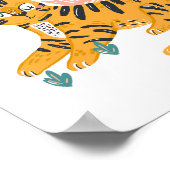 Geboren, Wild Tiger Cub Kinderzimmer zu sein Poster (Ecke)