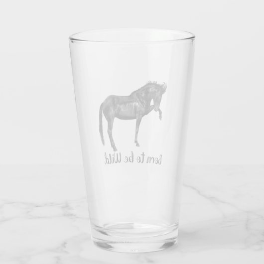 Geboren, wild zu sein glas (Rückseite)